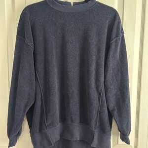 Aerie Deep Blue Knit Top